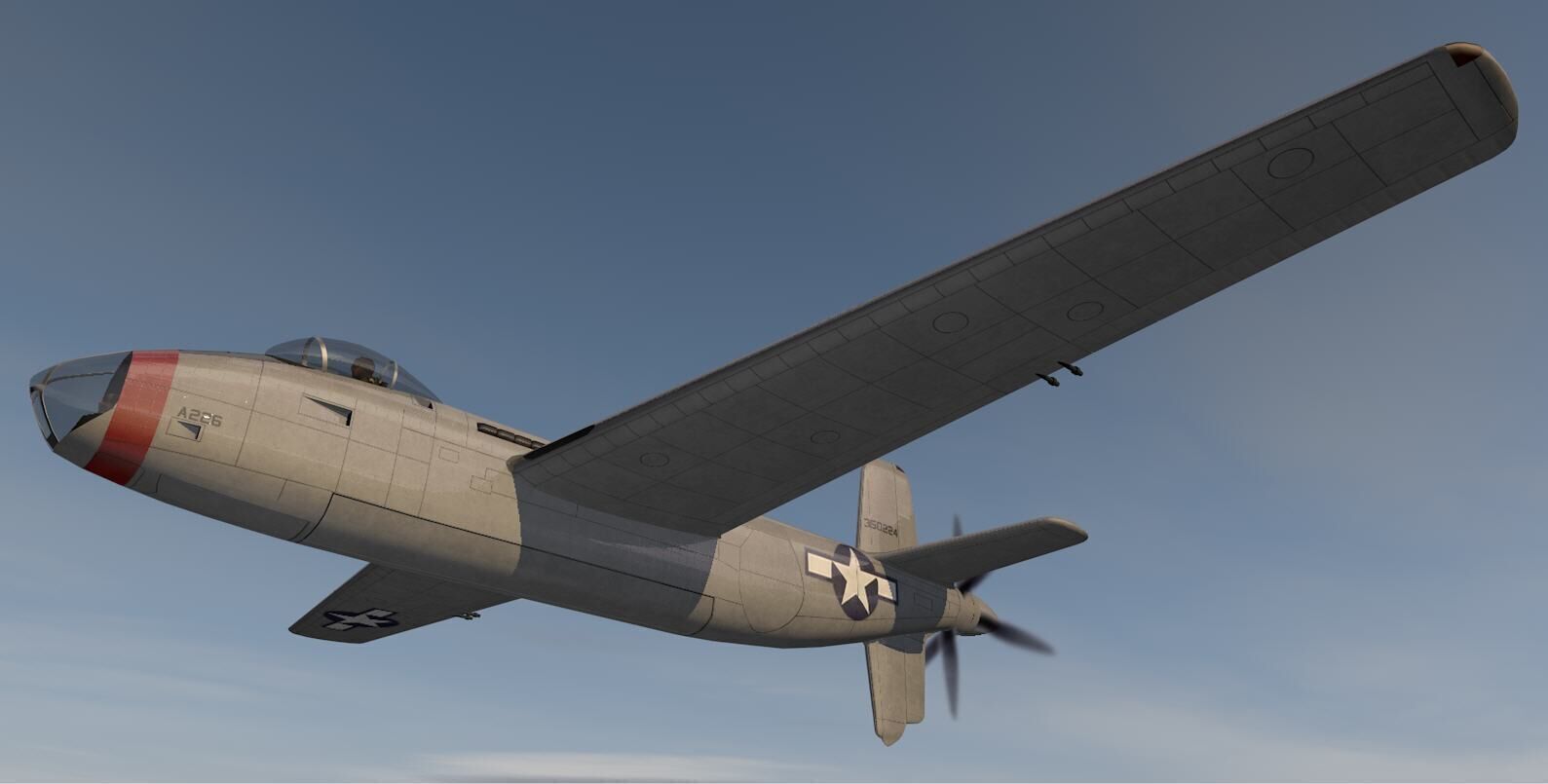 Douglas XB-42 Mixmaster 3D model_11