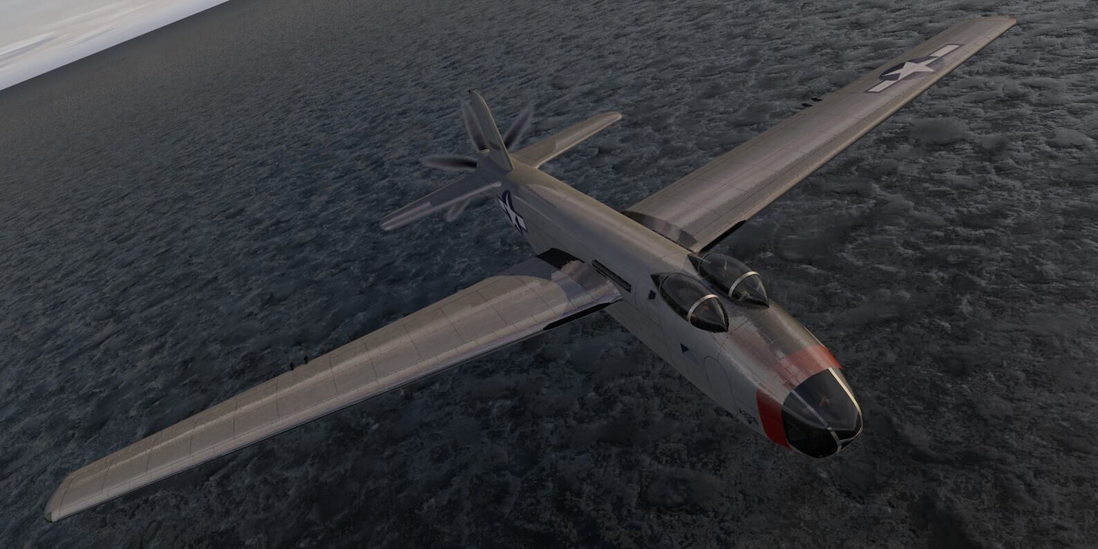 Douglas XB-42 Mixmaster 3D model_8