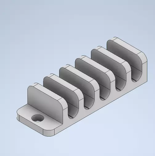 Multi cord organizer 3D print model_0
