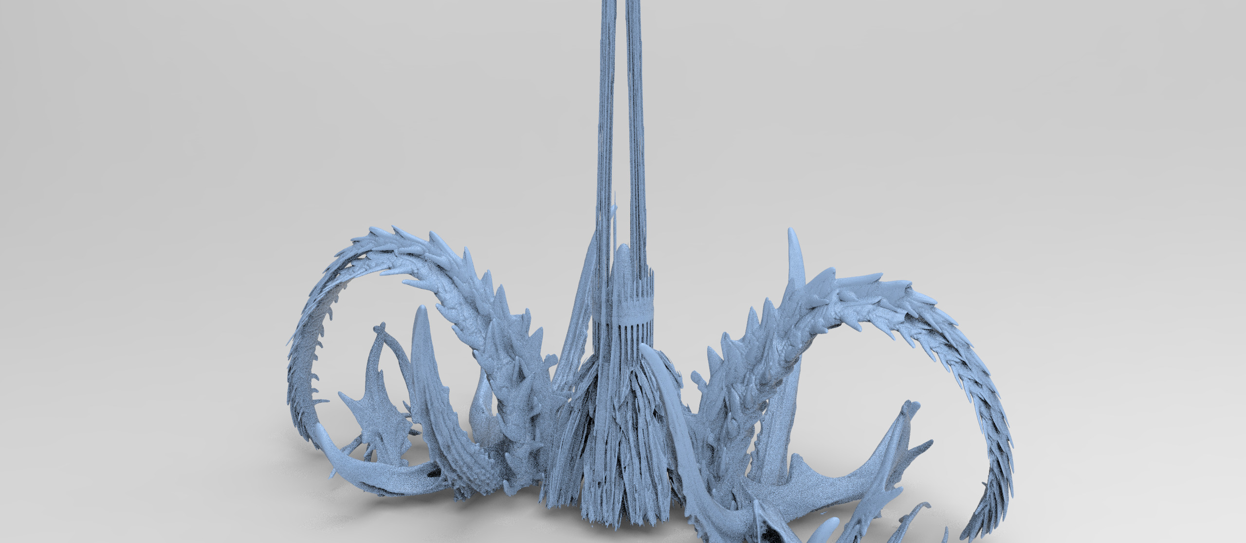 Kraken Under Ocean Temple collection  3D model_2