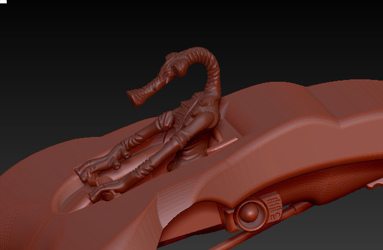 Star wars Aldar Beedo Podracer 3D print model_2