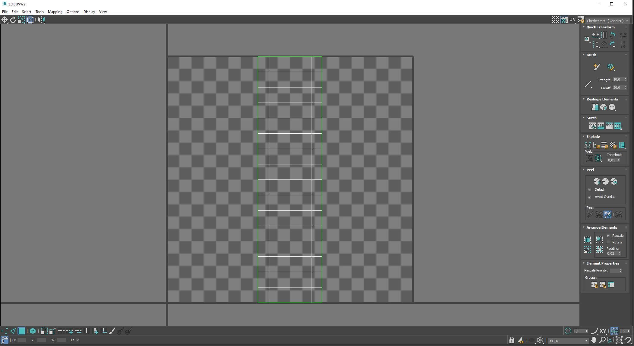 Realistic Wooden Path 3D model_9