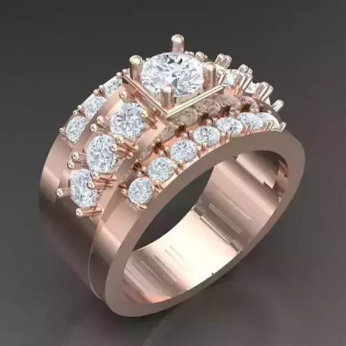 Mens Diamond RingsWedding Men Ring 2MR023