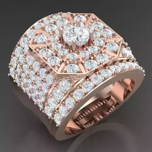 Mens Diamond RingsWedding Men Ring 2MR022