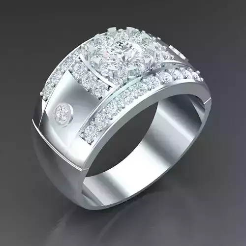 Mens Diamond RingsWedding Men Ring 2MR006