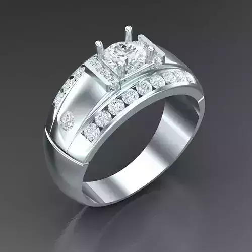 Mens Diamond RingsWedding Men Ring 2MR004