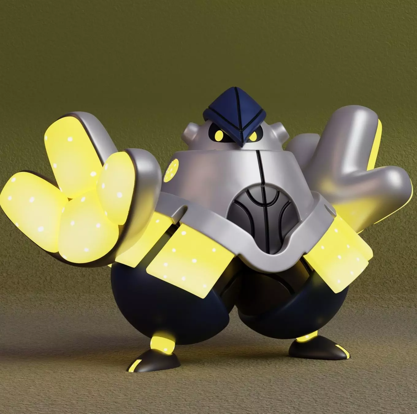 Pokemon - Iron Hands 3D print model