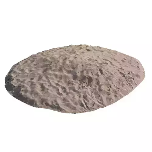 Pile of Beach Sand 3D model