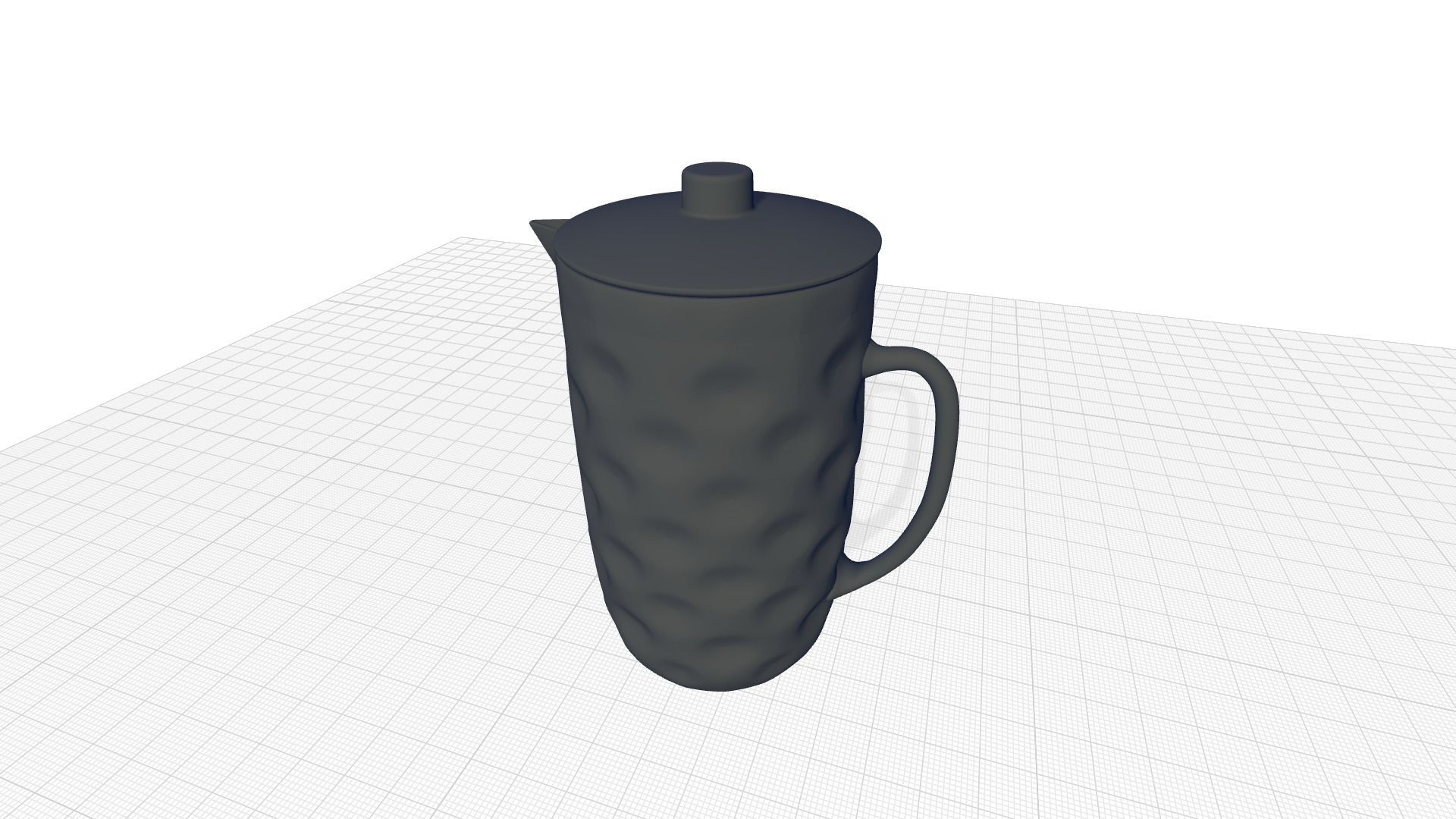 Bedell Pitcher - 2 Colour 3D model_5