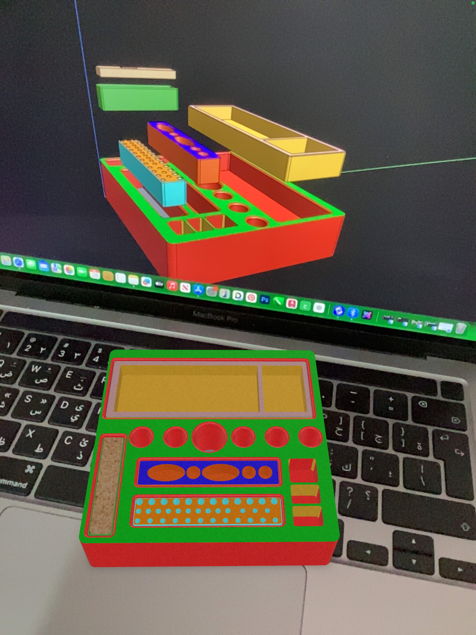 Dental Holder Pro All in One Organizer for Drills Files Liquids 3D print model_4