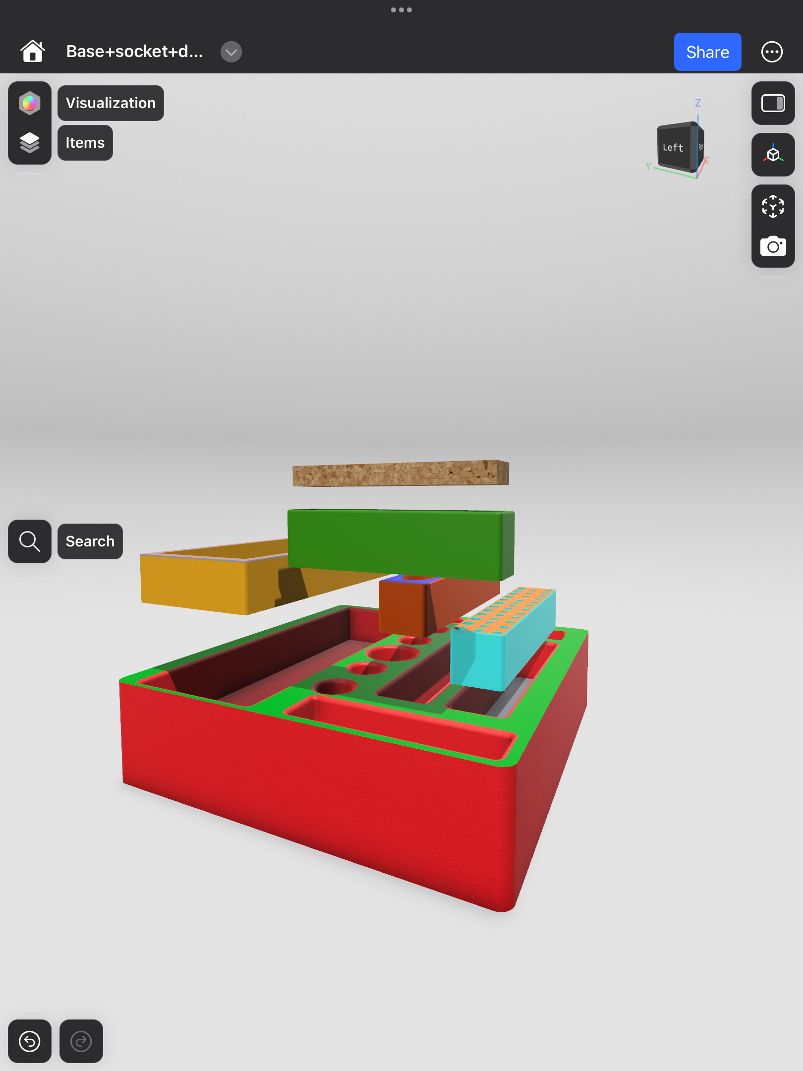 Dental Holder Pro All in One Organizer for Drills Files Liquids 3D print model_1