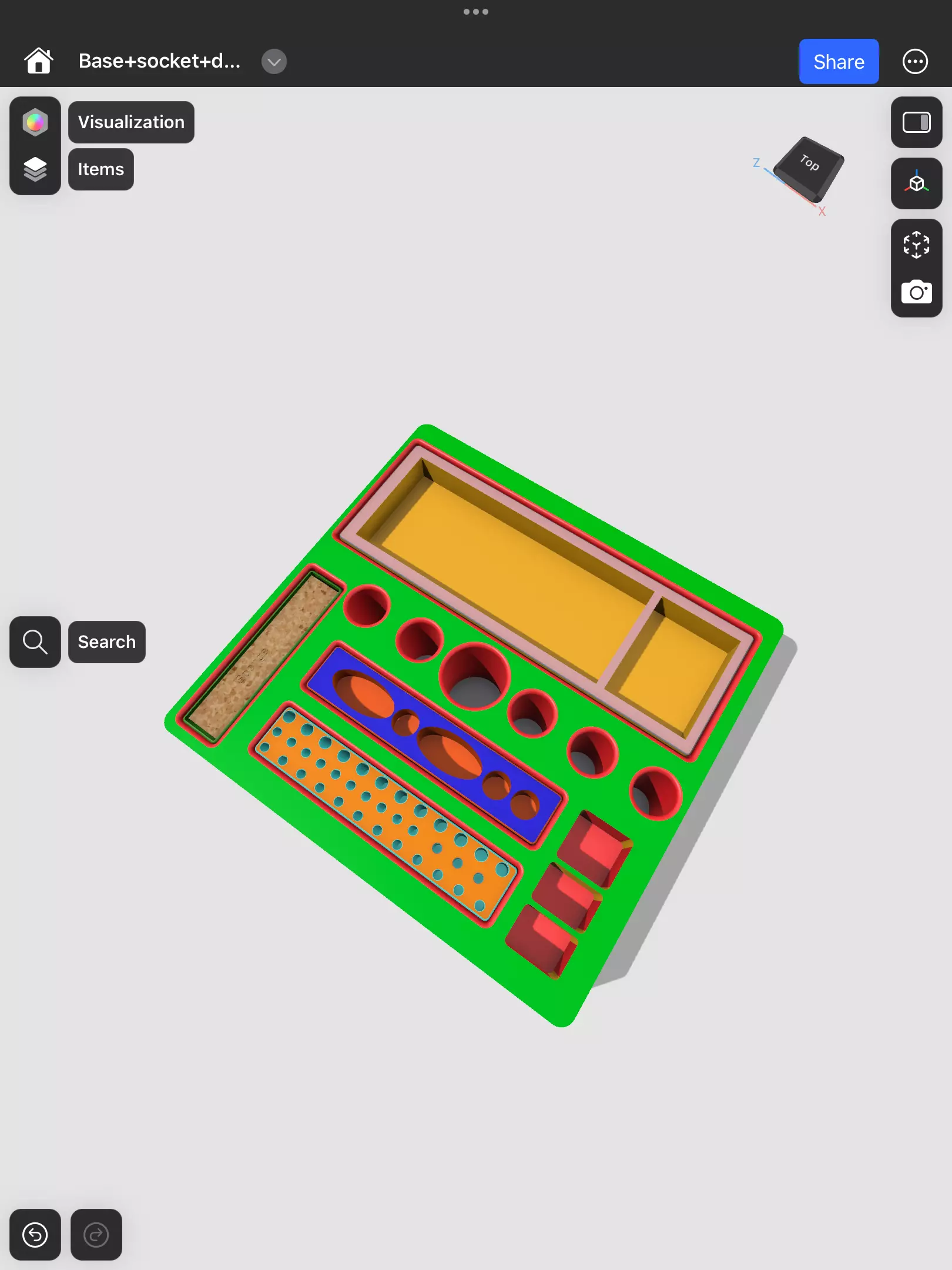 Dental Holder Pro All in One Organizer for Drills Files Liquids 3D print model_0