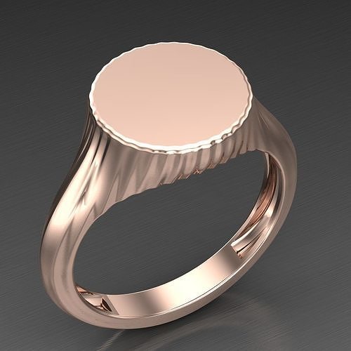 Mens Diamond Rings 3MR012 3D print model