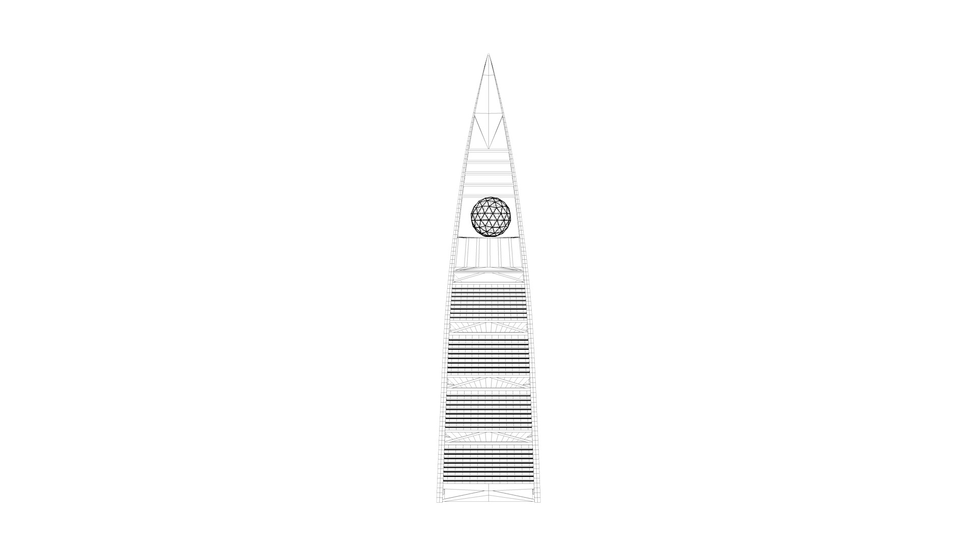 Al Faisaliah Tower 3D model_8