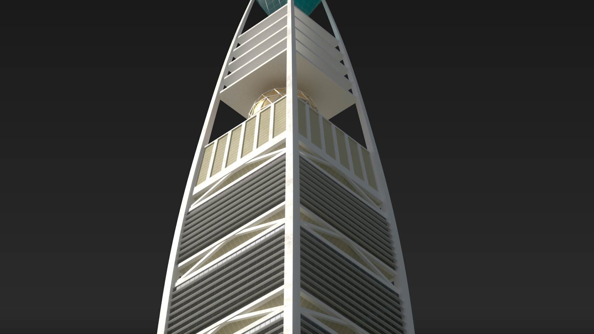 Al Faisaliah Tower 3D model_2