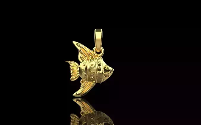 Fish pendant model 1059