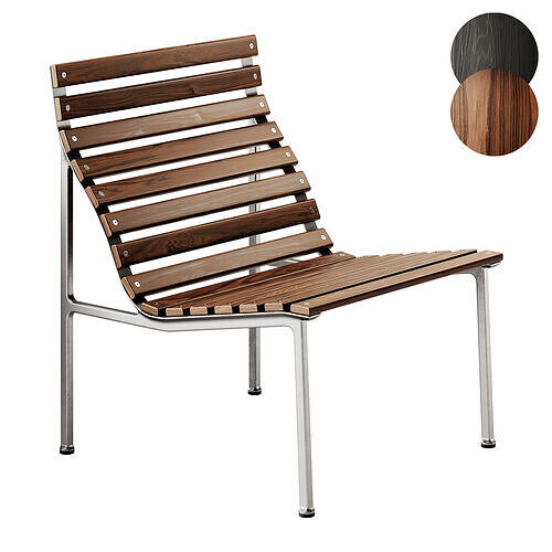 Traverse Low Lounge Chair by Hay 3D model