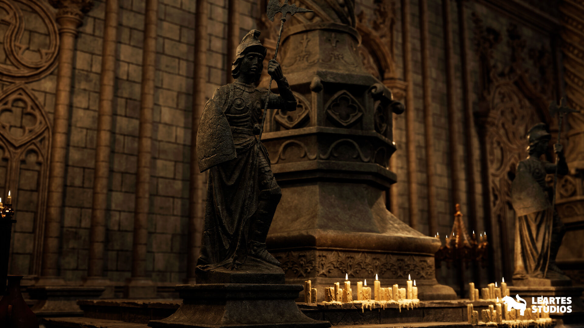 Fantasy Castle Environment Low-poly 3D model_15