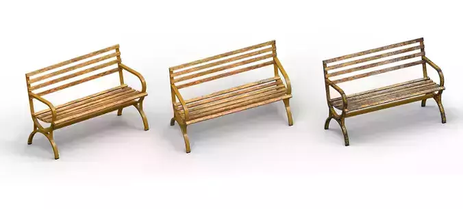 Street Bench Pack 3