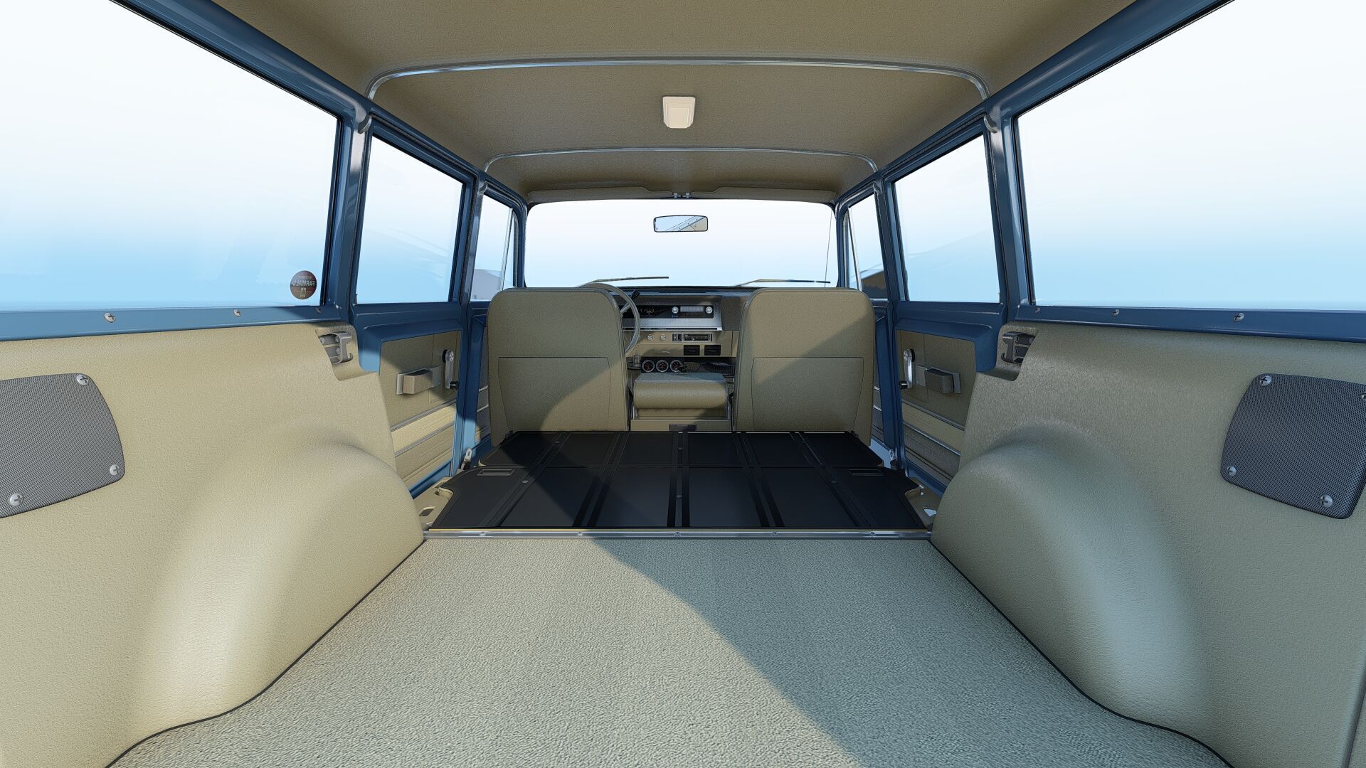 1972 International Harvester Travelall Off Road 3D model_50
