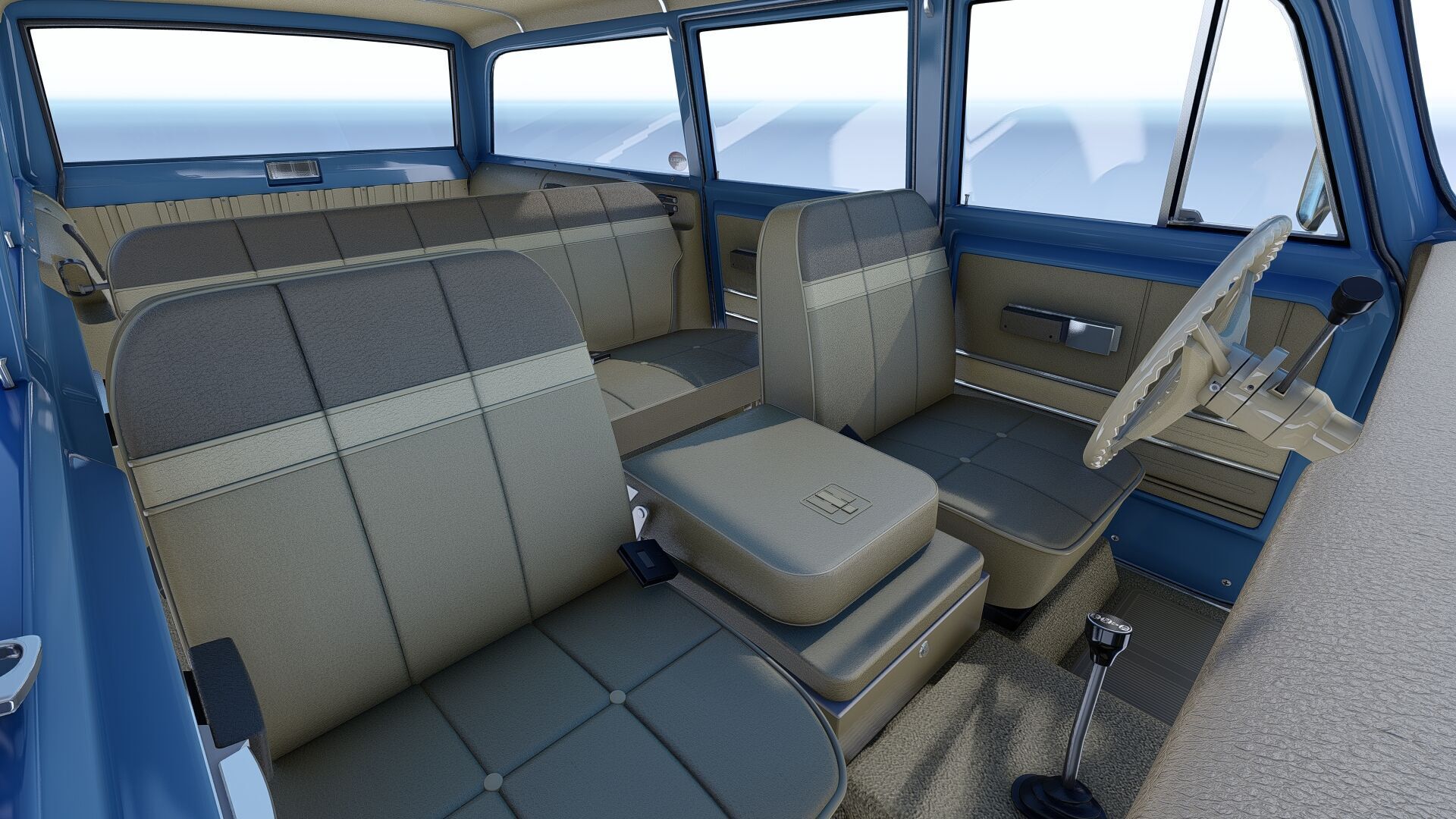 1972 International Harvester Travelall Off Road 3D model_40