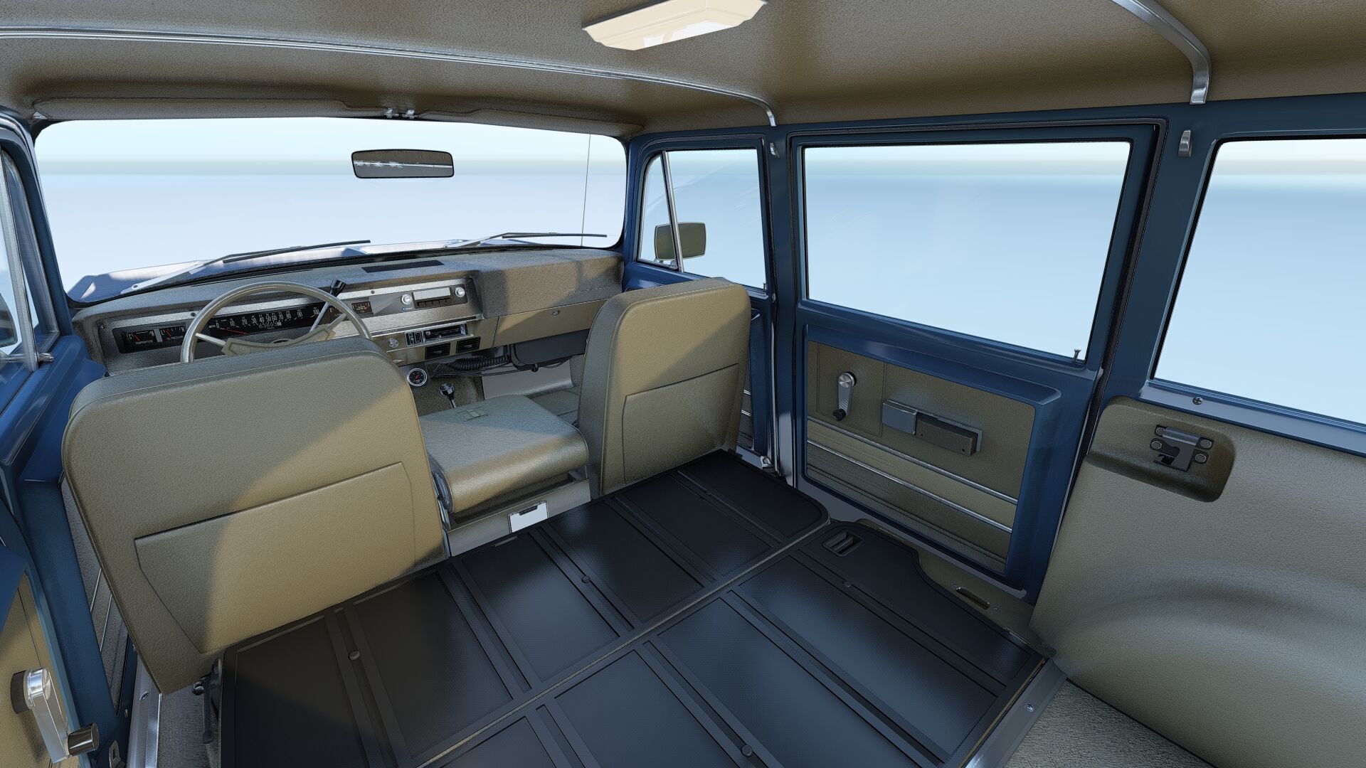 1972 International Harvester Travelall Off Road 3D model_30