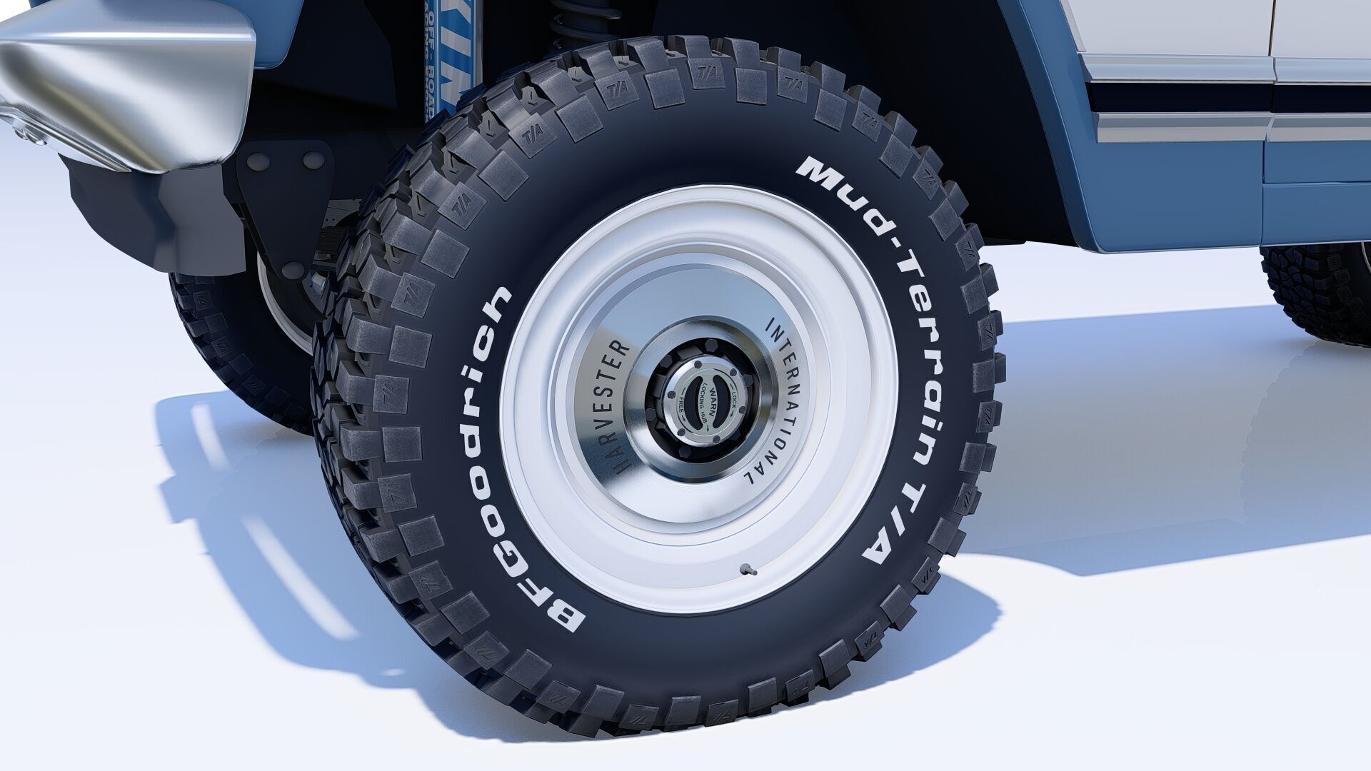 1972 International Harvester Travelall Off Road 3D model_19