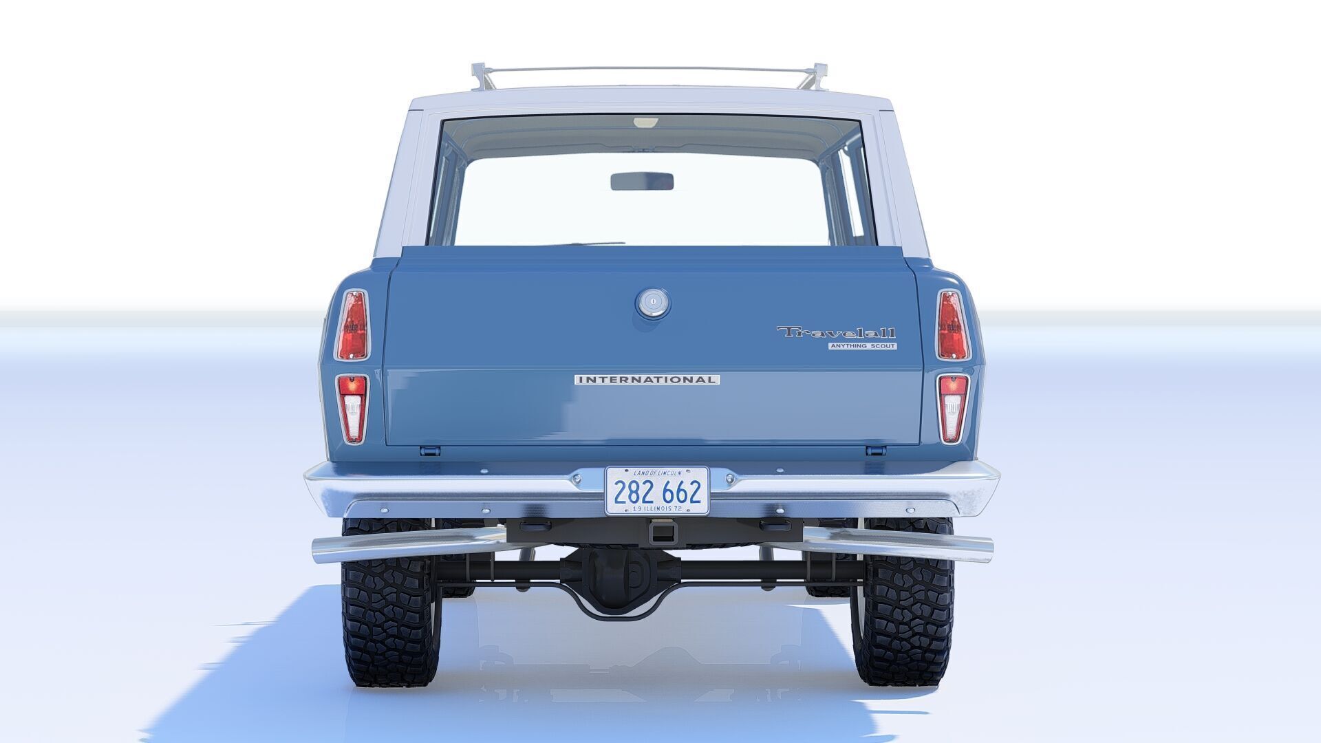 1972 International Harvester Travelall Off Road 3D model_6