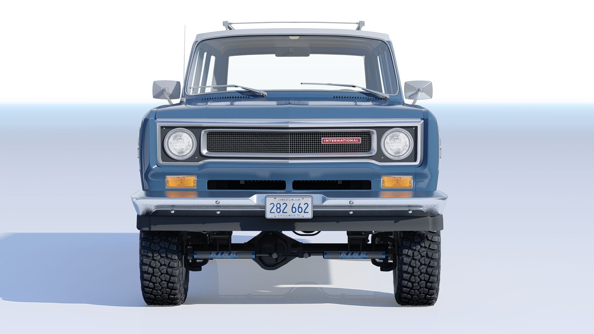 1972 International Harvester Travelall Off Road 3D model_4
