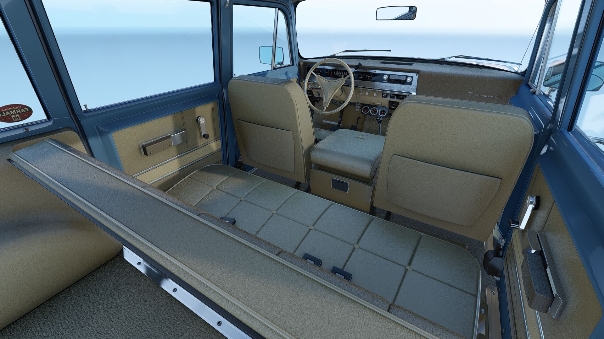 1972 International Harvester Travelall Off Road 3D model_49