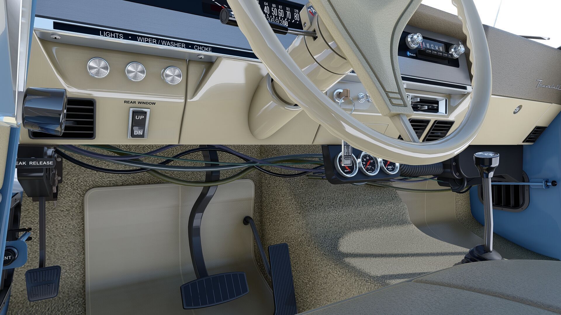 1972 International Harvester Travelall Off Road 3D model_52