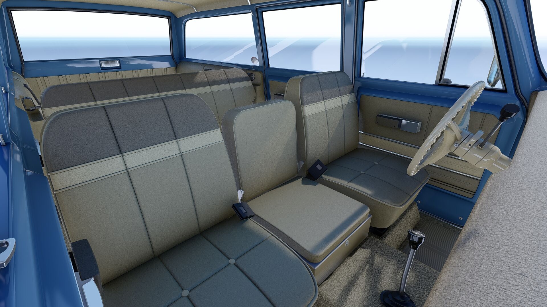 1972 International Harvester Travelall Off Road 3D model_48