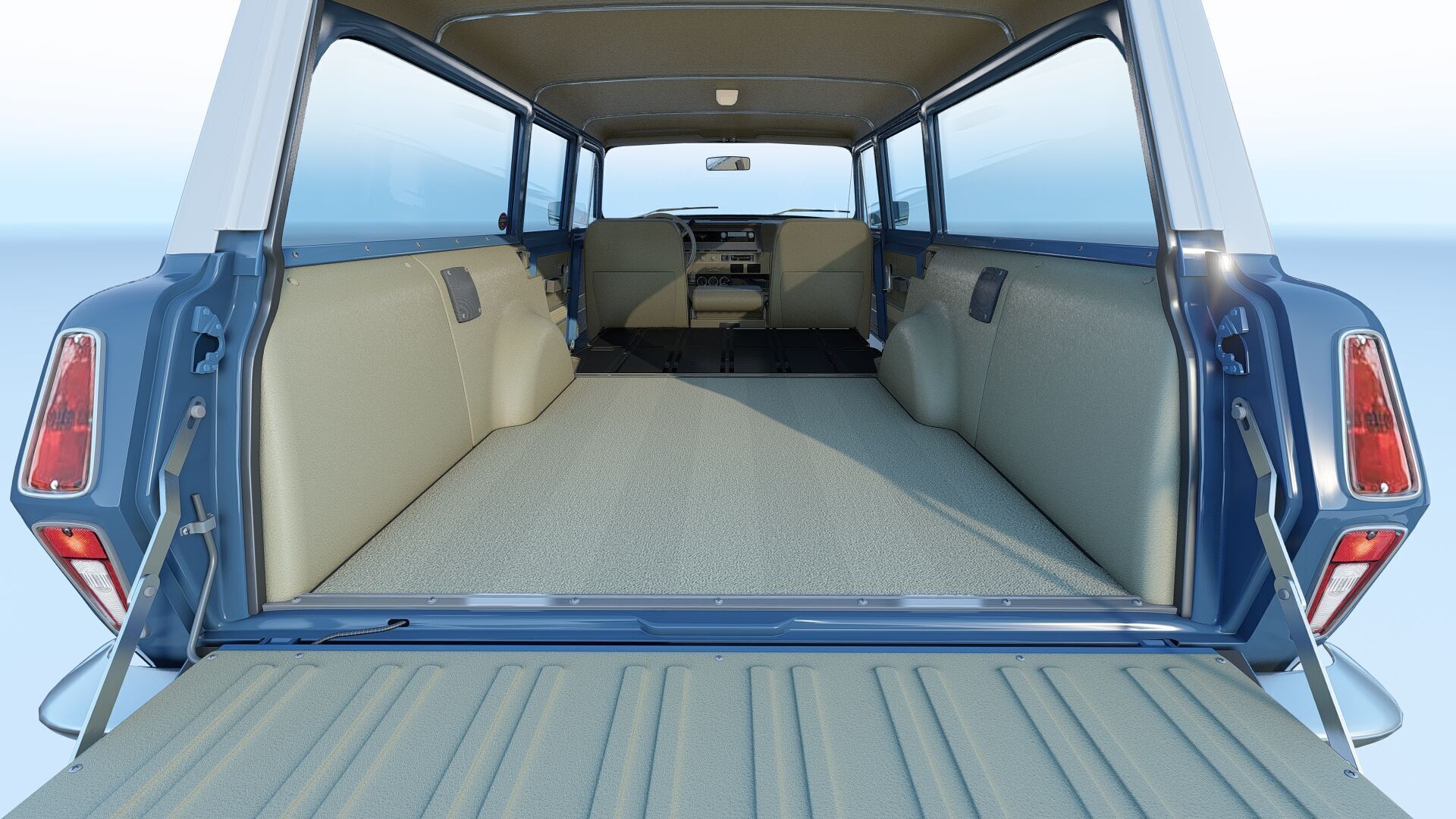 1972 International Harvester Travelall Off Road 3D model_15