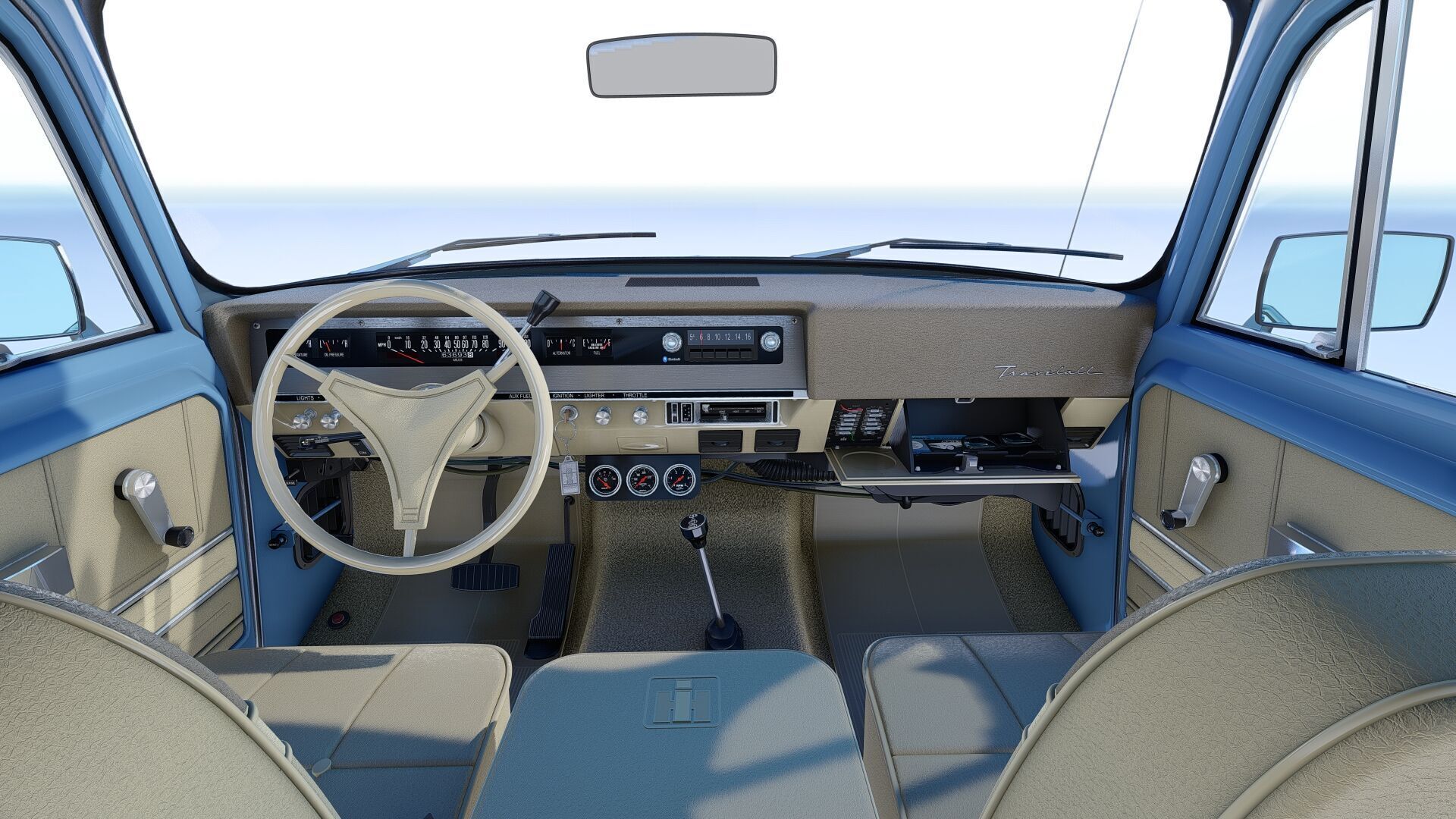 1972 International Harvester Travelall Off Road 3D model_25