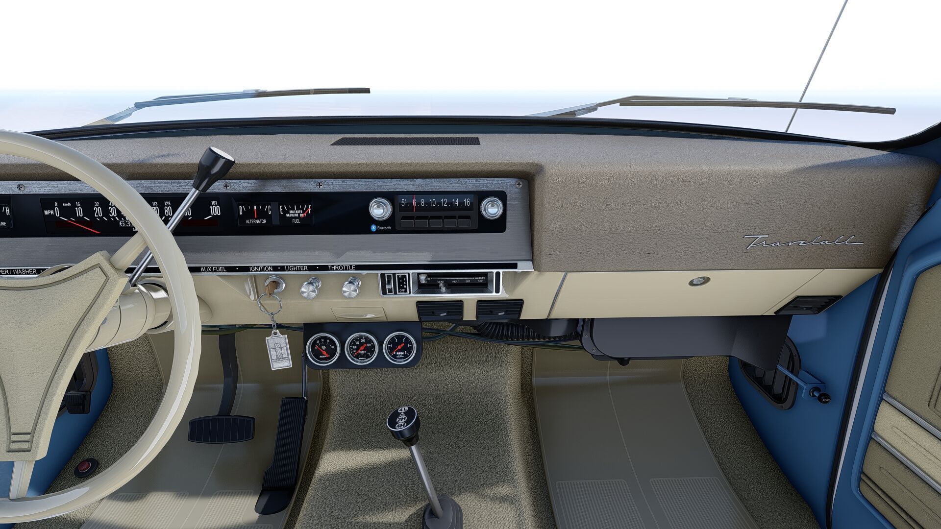 1972 International Harvester Travelall Off Road 3D model_47
