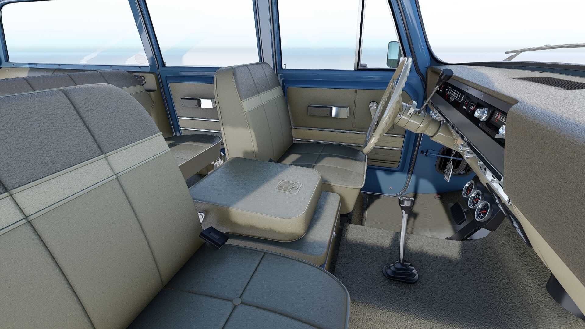 1972 International Harvester Travelall Off Road 3D model_55