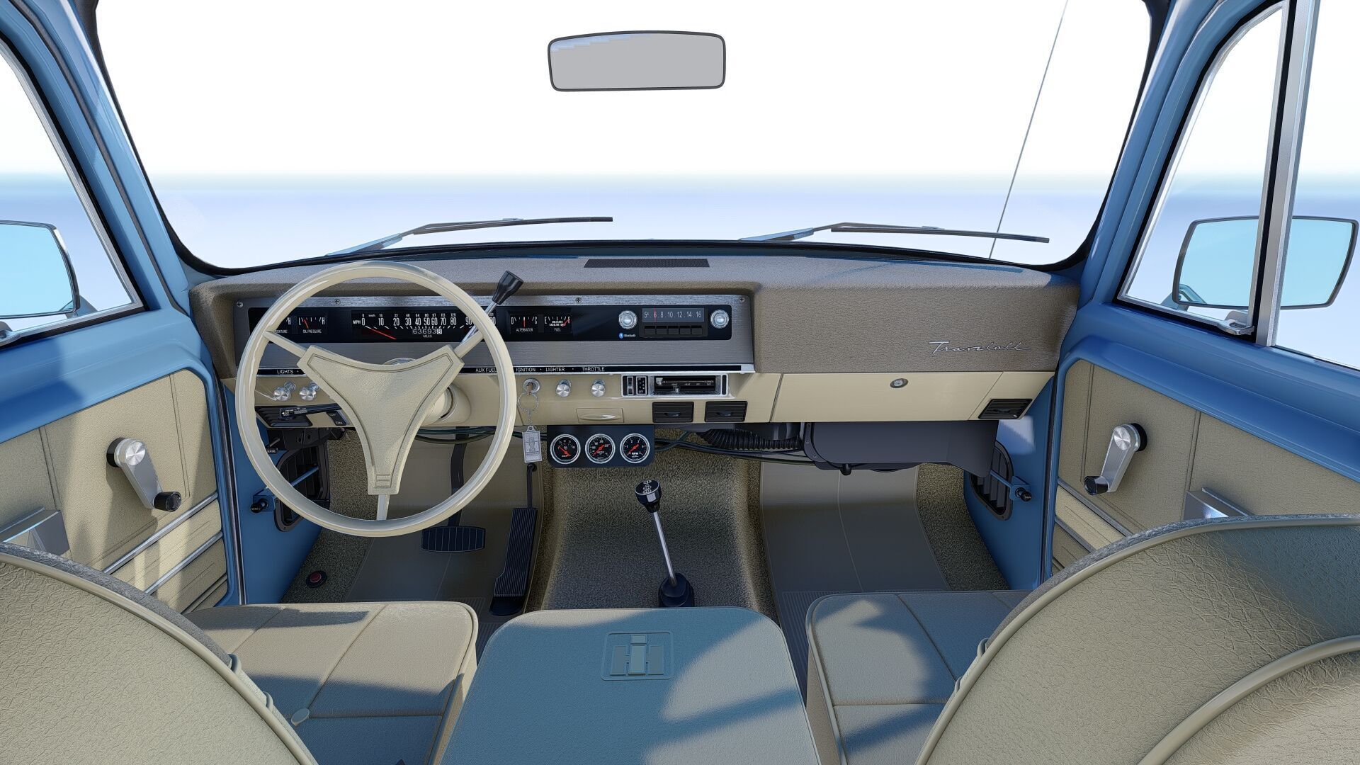 1972 International Harvester Travelall Off Road 3D model_24