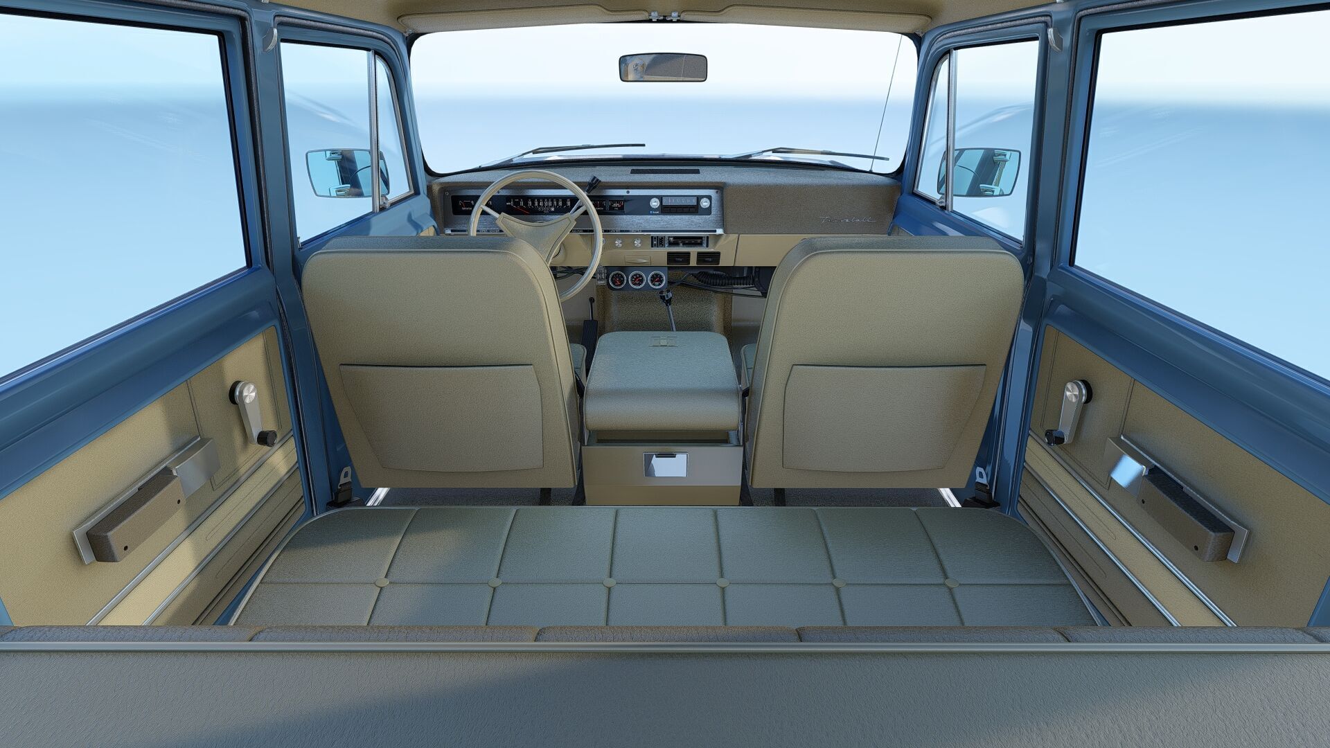 1972 International Harvester Travelall Off Road 3D model_41