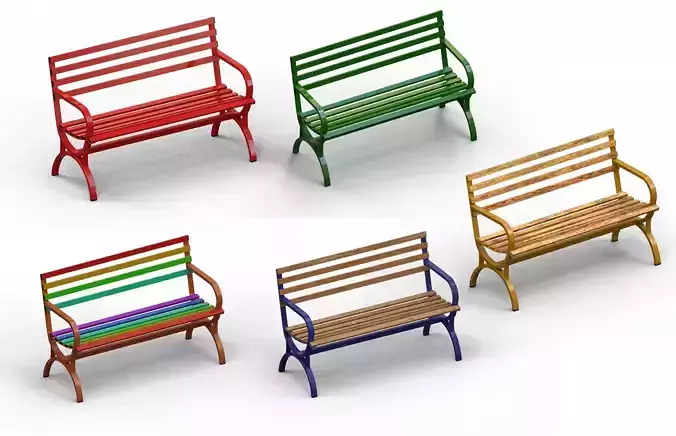 Street Bench Pack 5
