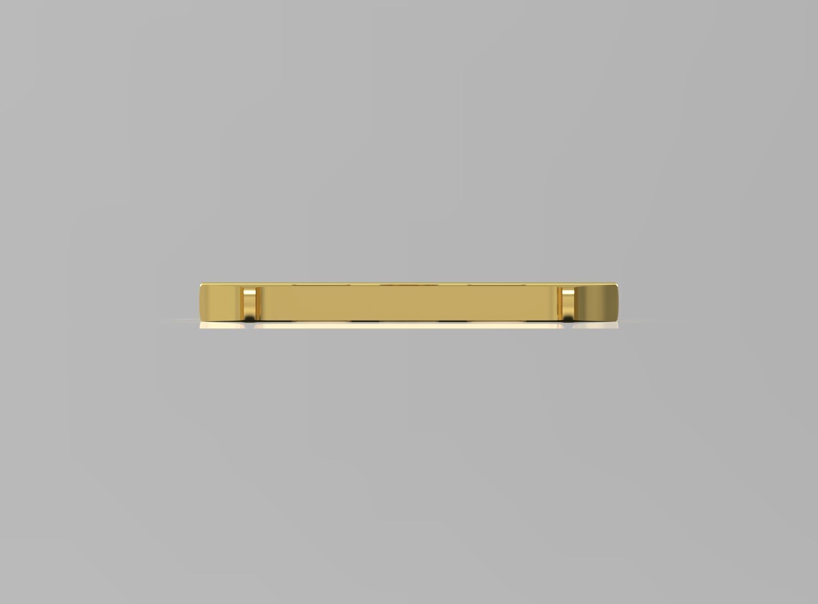 Apple Watch Band Gold Connector Model gl0005 3D print model_1