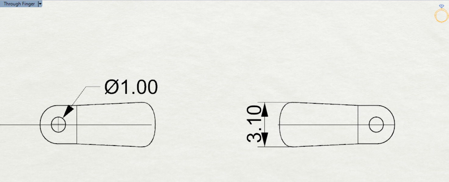 Apple Watch Band Gold Connector Model gl0005 3D print model_18