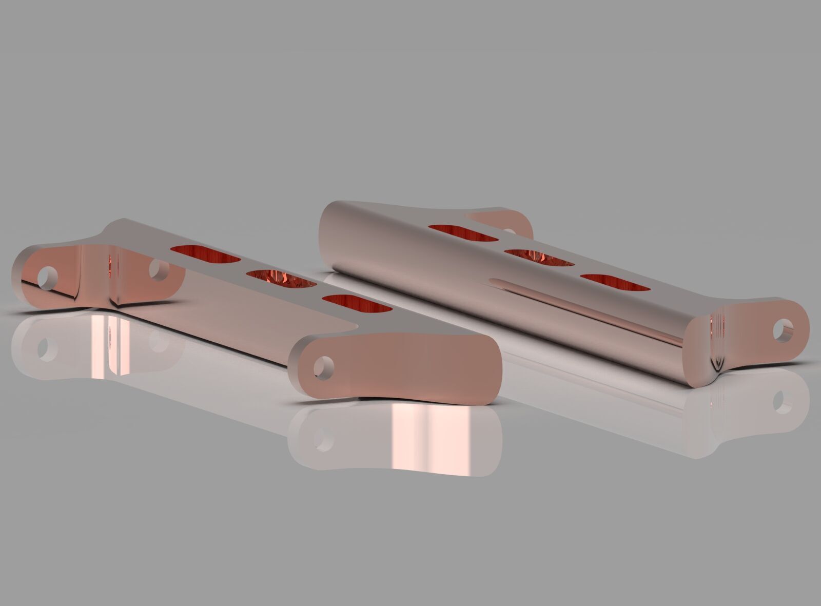 Apple Watch Band Gold Connector Model gl0005 3D print model_14