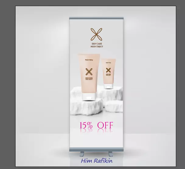Mock up Poster Product Free 3D model