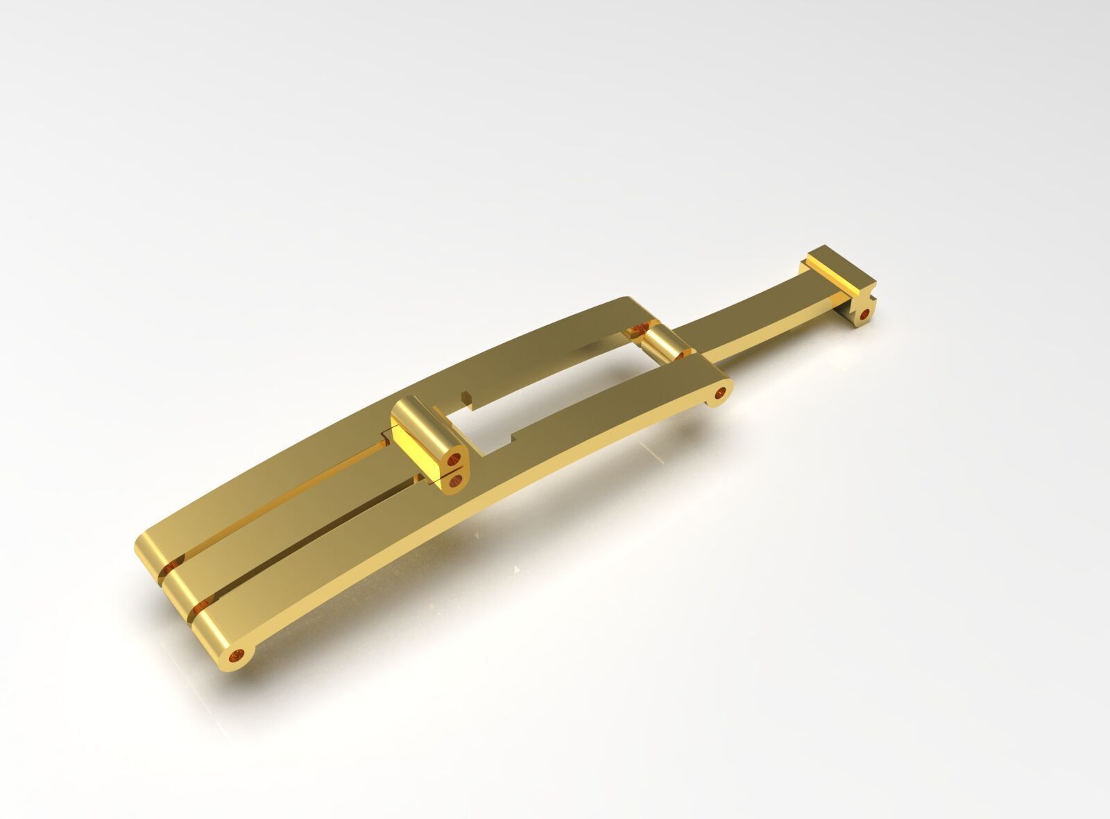 Two-tone watch lock model gl0006 3D print model_14