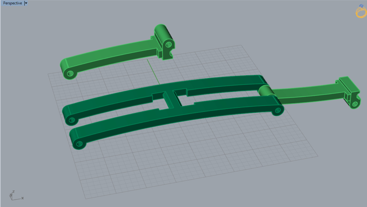 Two-tone watch lock model gl0006 3D print model_5