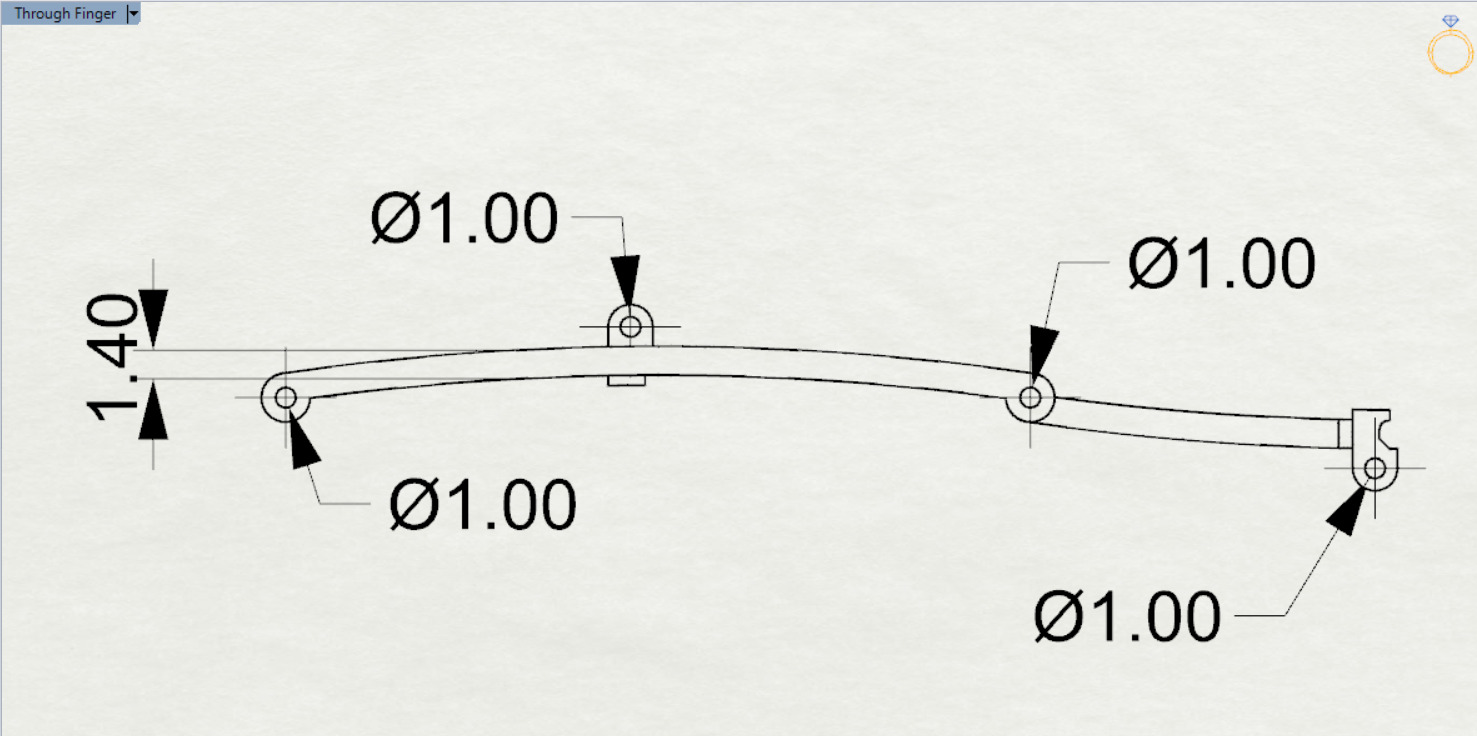 Two-tone watch lock model gl0006 3D print model_19