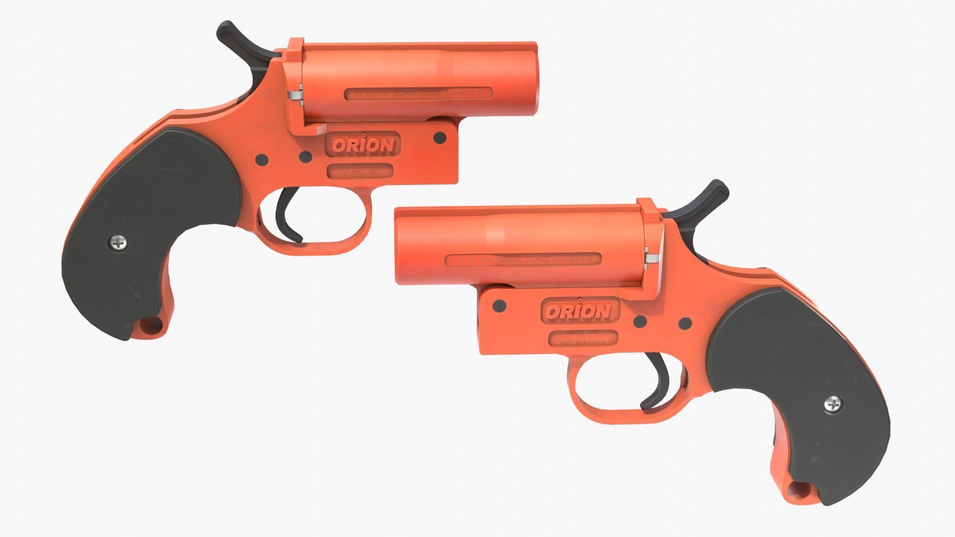 Flare gun Orion Low-poly 3D model_3