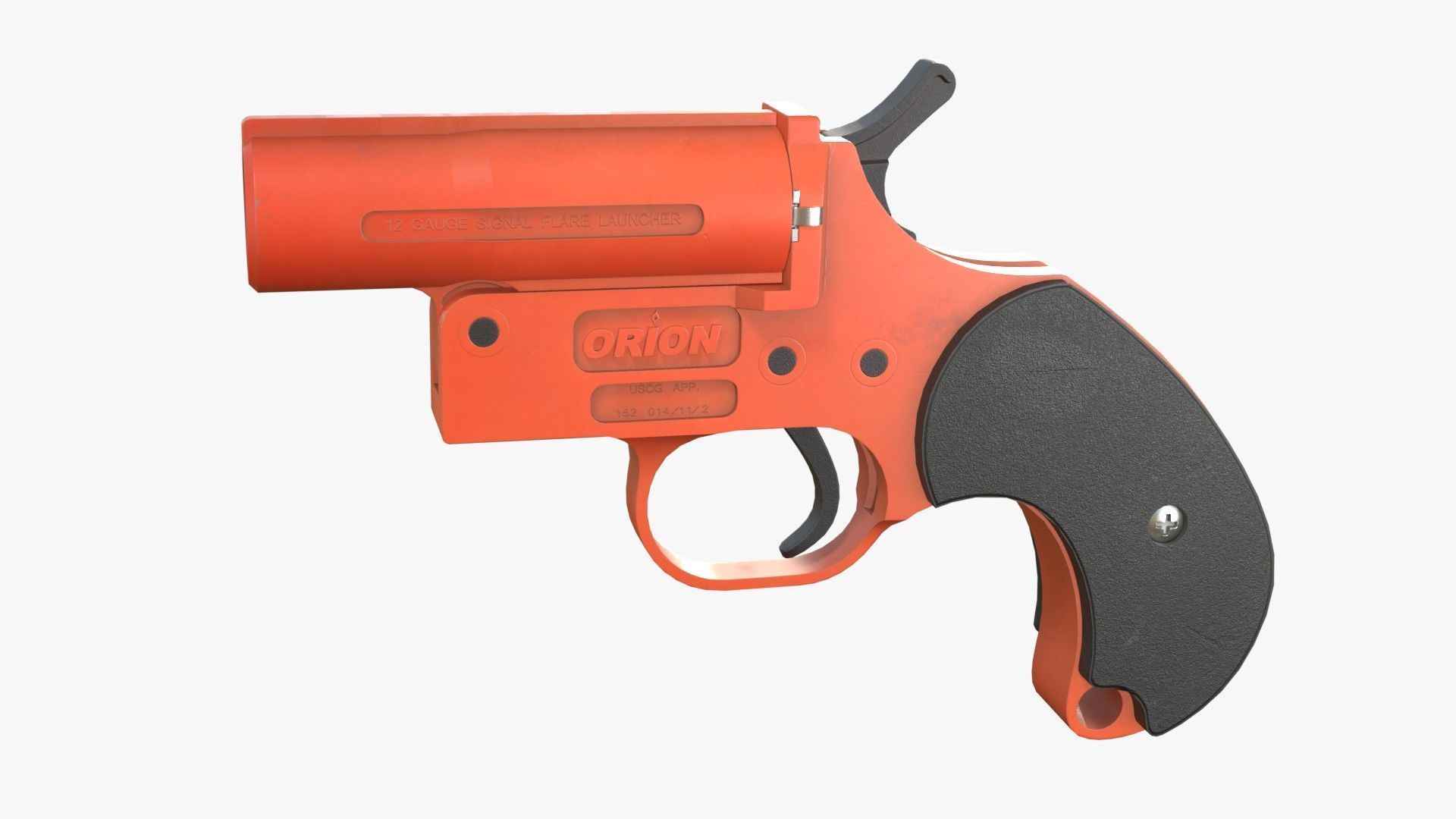 Flare gun Orion Low-poly 3D model_7