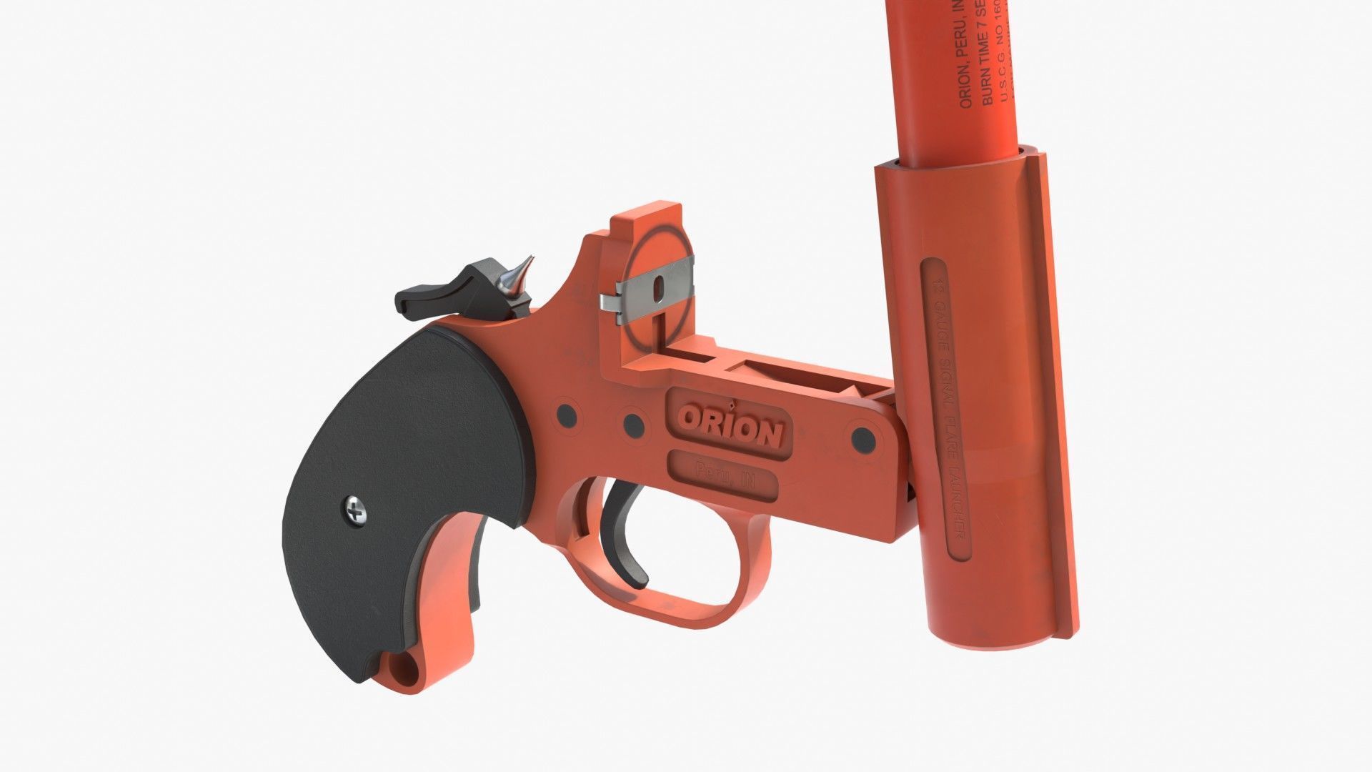 Flare gun Orion Low-poly 3D model_14