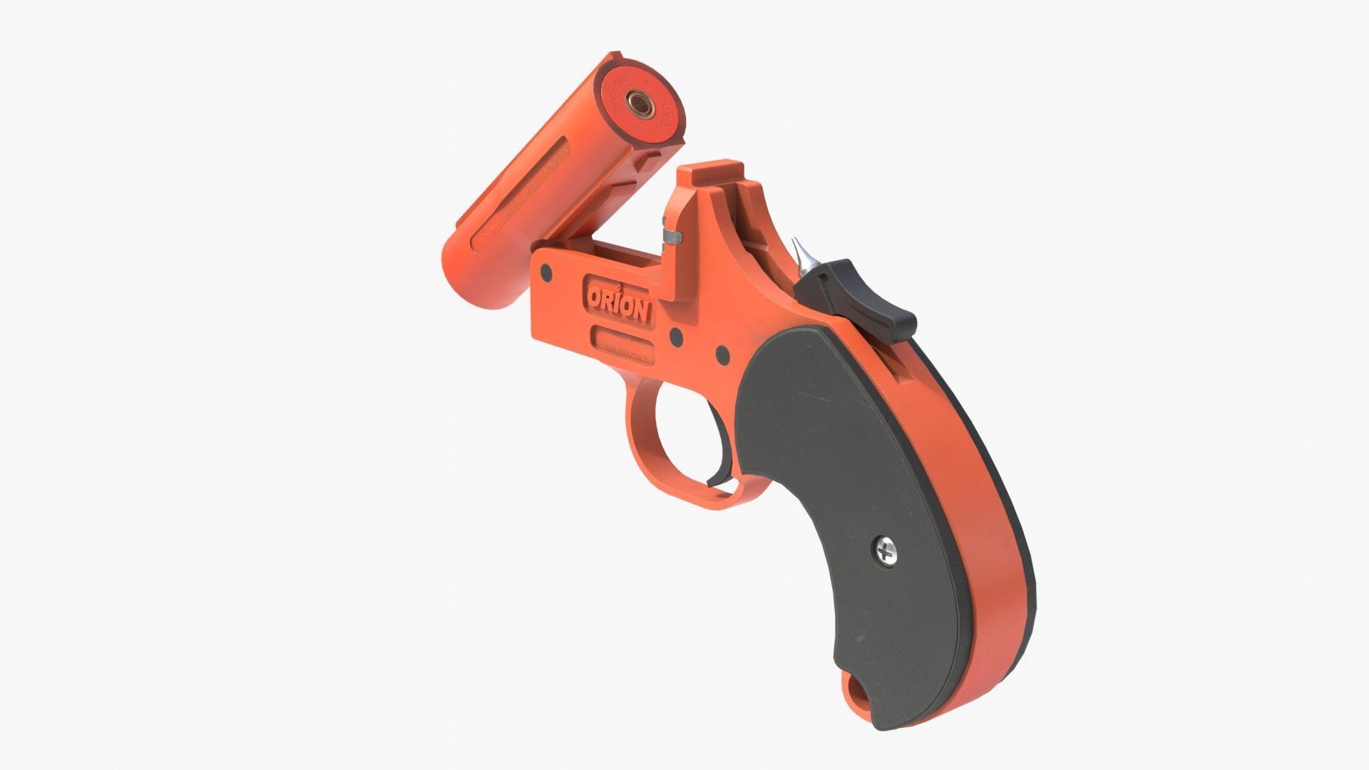 Flare gun Orion Low-poly 3D model_12